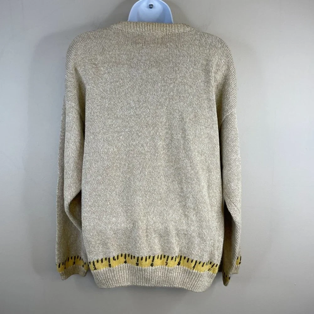 Woolrich Womens TEACHER Cardigan Sweater Sz M MATH SCIENCE Music Sports Vintage - Picture 9 of 13